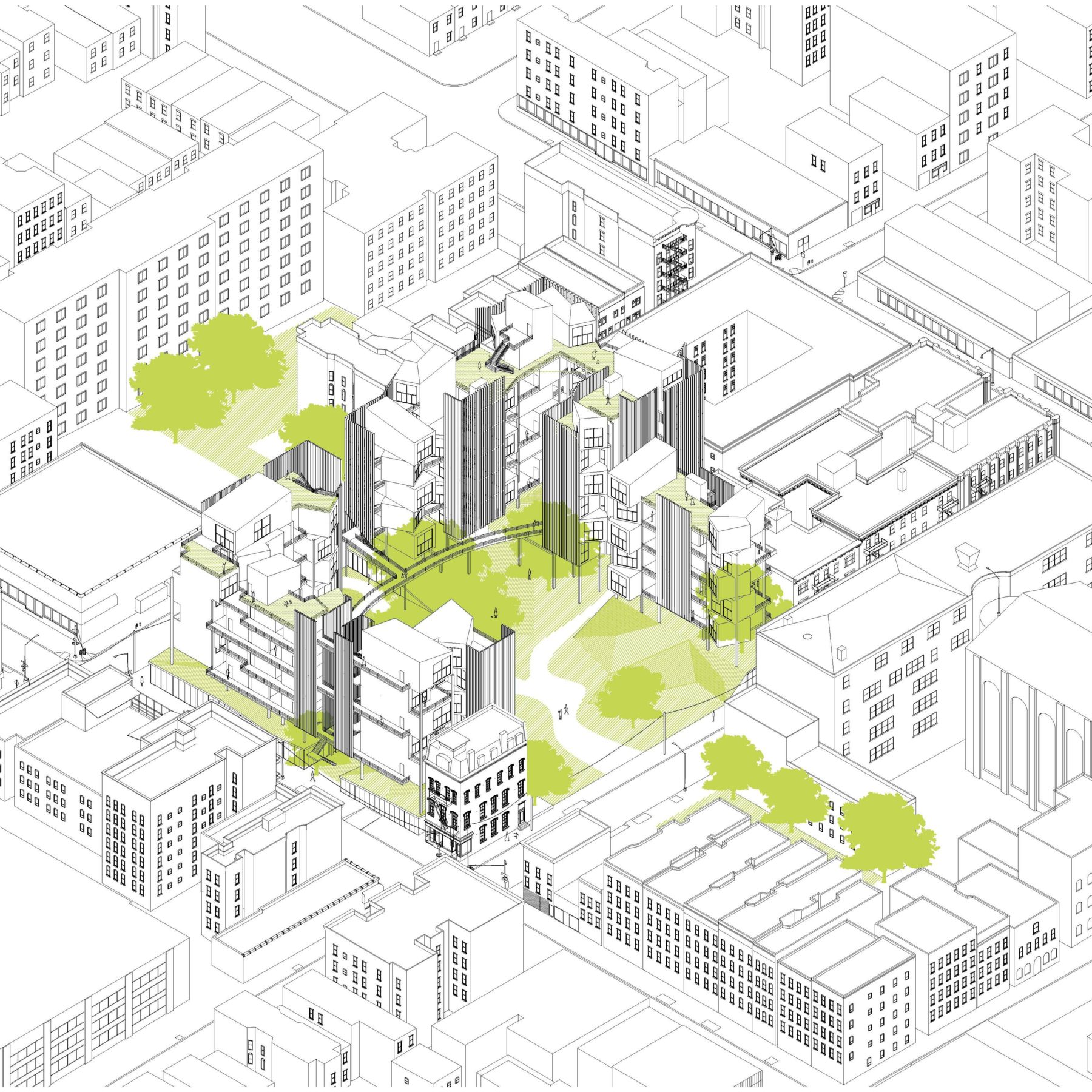 Site Axo - Design Site Axo - Design